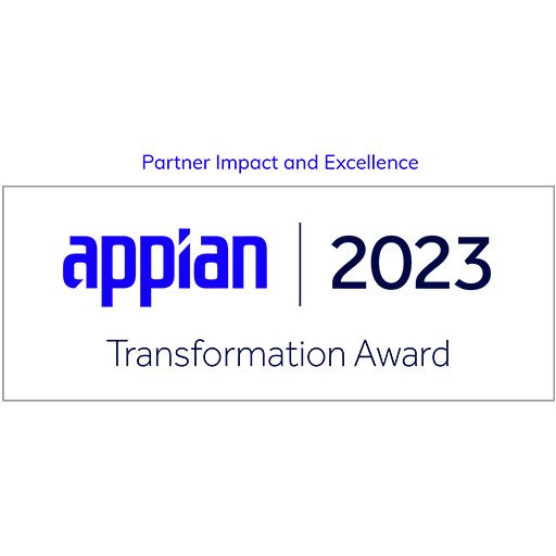 Appian 2023 Transformation Partner Award