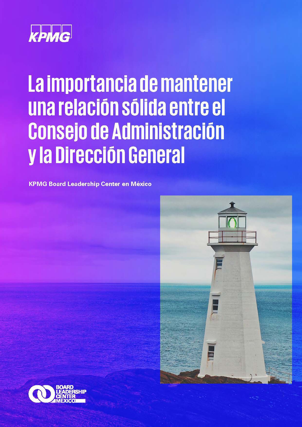 Portada del pdf: La importancia de mantener una relación sólida entre el Consejo y la Dirección General