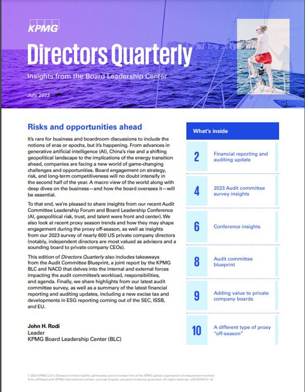 Directors Quarterly
