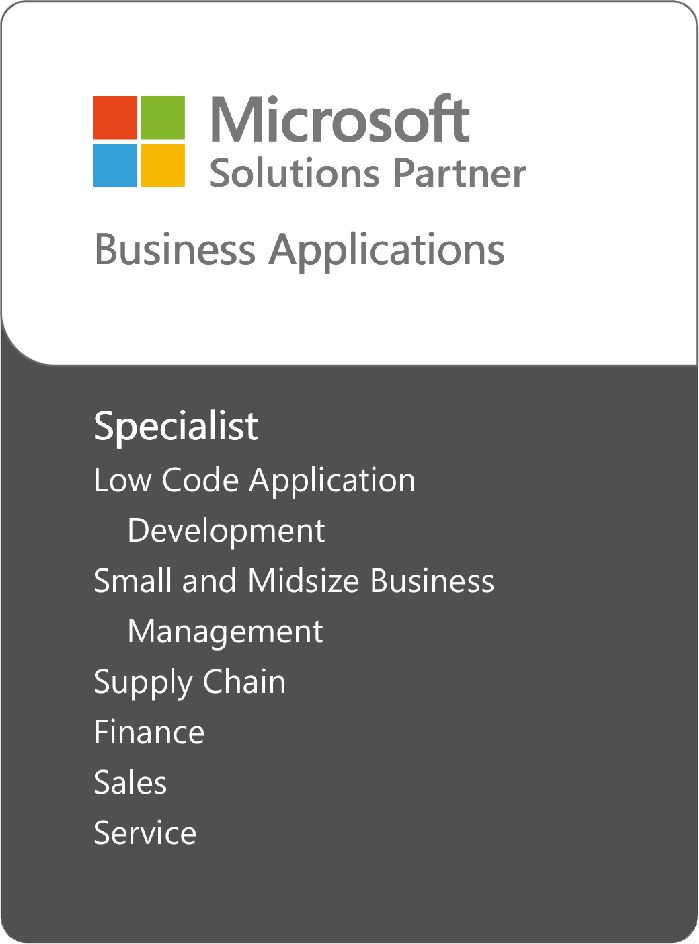Microsoft Solutions Partner – Business applications badge