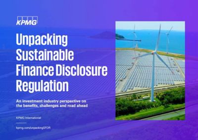 Unpacking Sustainable Finance Disclosure Regulation - KPMG UK