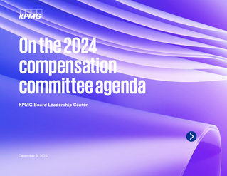 On the 2024 compensation committee agenda