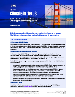 California climate laws advance as CARB approves initial regulation