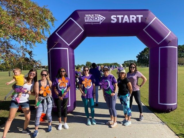 Norfolk's KPMG Network Of Women (KNOW) Team participated in the Walk to End Alzheimer's