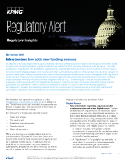 Infrastructure law adds new funding avenues
