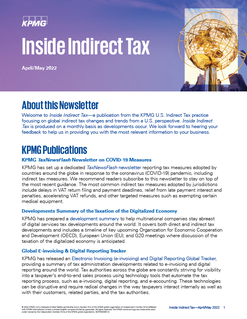 Inside Indirect Tax - April/May 2022