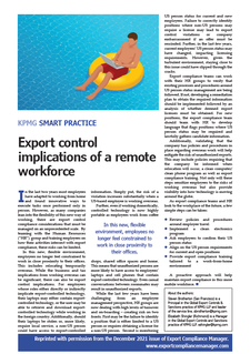 Export Control Implications of a Remote Workforce