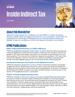 Inside Indirect Tax - June 2022