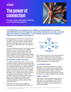 KPMG Resource Integration Suite (KRIS) Connected Platform