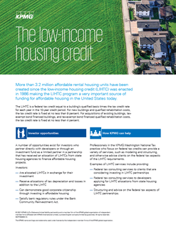 The Low-Income Housing Credit