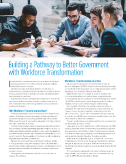Building a pathway to better government with workforce transformation