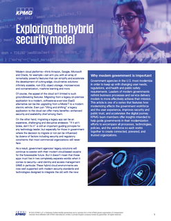 Exploring the hybrid security model