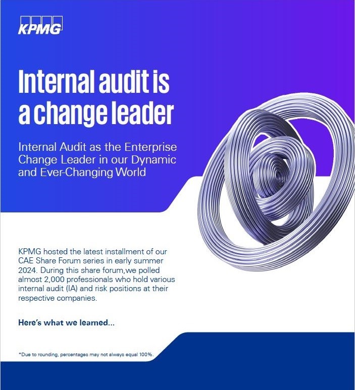 Internal audit as a change leader