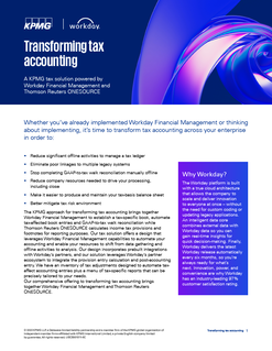 KPMG Tax Provisioning Solutions