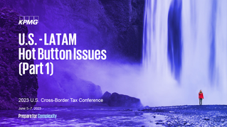 U.S. - LATAM Hot Button Issues (Part 1)