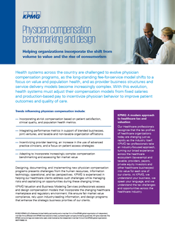 Physician compensation benchmarking and design