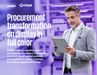 Procurement transformation on display in full color