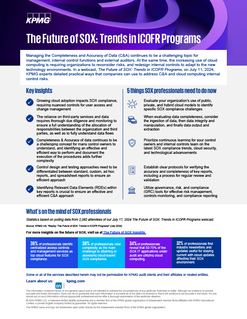 Compliance & accuracy of data and cloud computing control risks