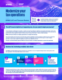 Modernize your tax operations