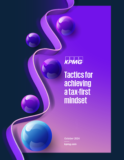 Tactics for achieving a tax-first mindset