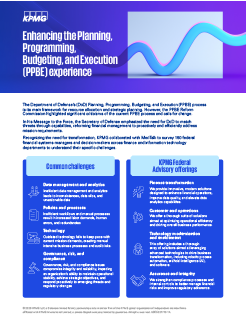 Enhancing the Planning, Programming, Budgeting, and Execution (PPBE) experience