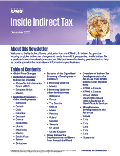 Inside Indirect Tax - December 2025