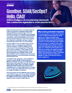 Goodbye, SOAR/SecOps? Hello, CIAO!