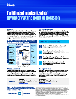 Fulfillment modernization
