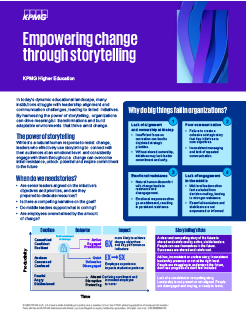 Empowering change  through storytelling