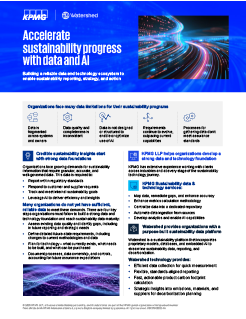 Accelerate sustainability progress with data and AI