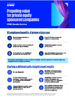 Propelling value for private equity sponsored companies