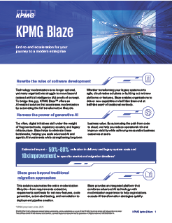 KPMG Blaze