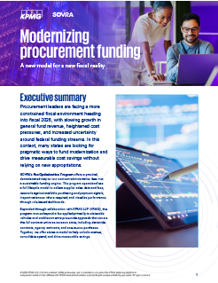 Modernizing procurement funding