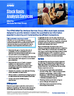 Stock Basis Analysis