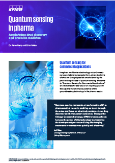 Quantum sensing in pharma