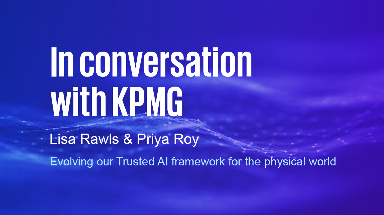in conversation with KPMG