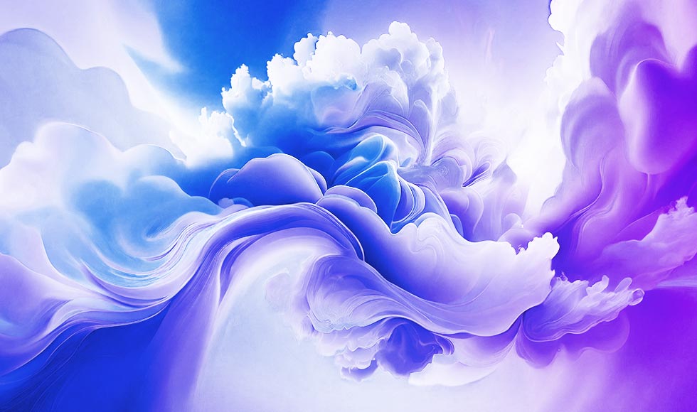 abstract background of stylized clouds
